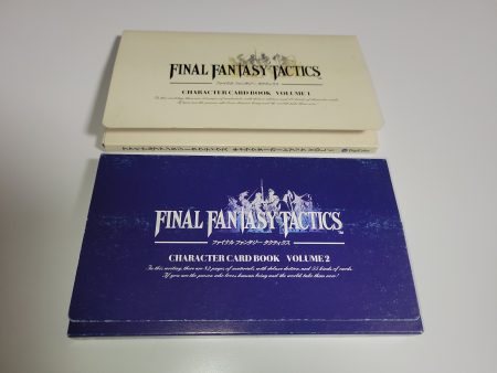 Final Fantasy Tactics Character Card Book Vol.1 + Vol.2 - toy action figure gadgets Fashion