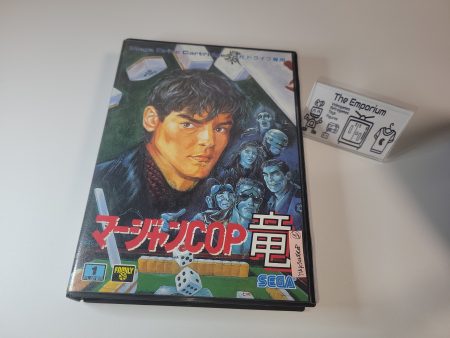 Mahjong Cop Ryuu: Hakurou no Yabou - Sega MD MegaDrive Cheap