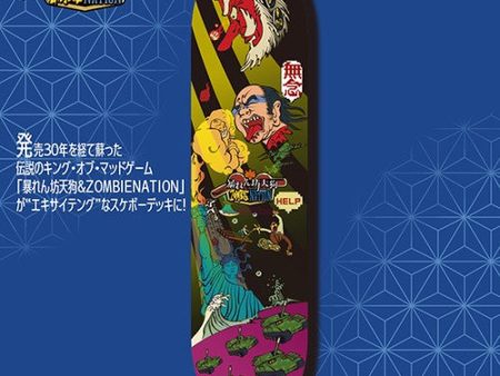 “Abarenbo Tengu & Z0MBIE NATION” Skateboard Deck Gorgeous Gorgeous Friendly Face Exciting (A) - toy action figure gadgets Discount