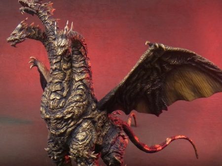 13  Inch Tall Kaiser Ghidorah Ric (LIGHT UP) LED 2004 TOHO Monster X Figure LIMITED EDITION For Cheap