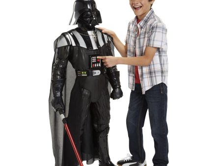 31  Inch Tall HUGE Star Wars Big-Figs Darth Vader (Light Saber) Child Sized Republic Figure on Sale