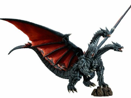 11  Inch Tall 1996 Death Ghidorah FSL X-PLUS TOHO Large Monster Series Vinyl Favorite Sculptors Line Supply