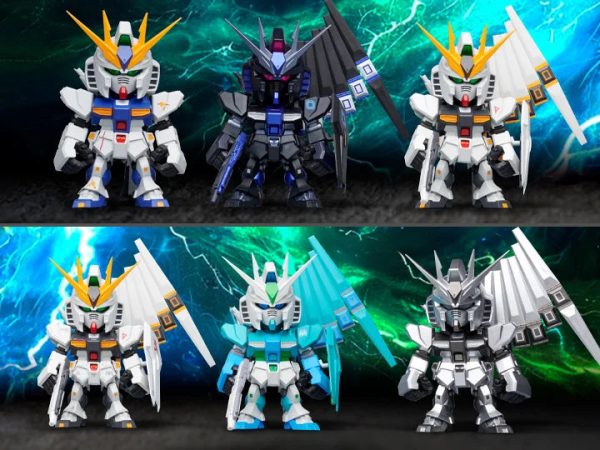 Mobile Suit Gundam QMSV Mini Nu Gundam Box of 8 Random Figures Fashion