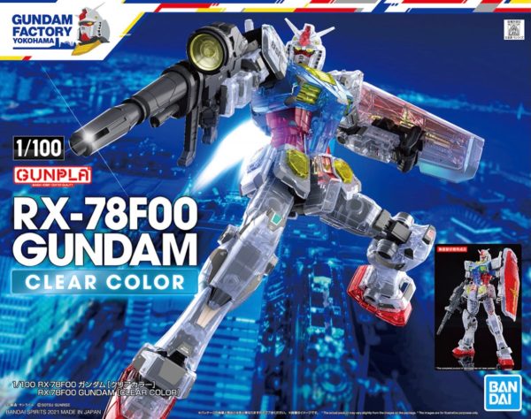 1 100 RX-78F00 Gundam (Clear Color) Hot on Sale