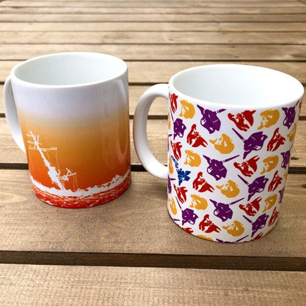 EVA STORE Original Mug feat. RADIO EVA A. Monogram Pattern Ver.3 Cheap