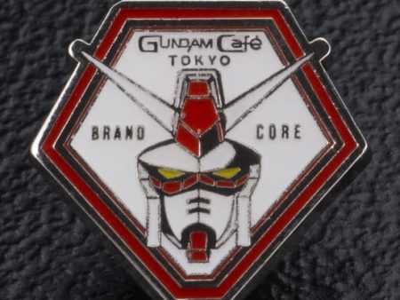 Gundam Café Tokyo Brand Core Emblem Pin Cheap