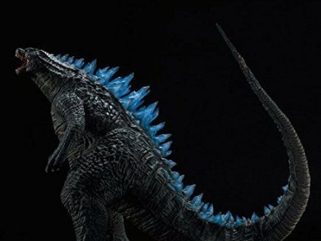 12  Inch Tall 2014 Godzilla Blue Dorsal Fin Roaring Edition X-PLUS TOHO 30cm Vinyl Figure For Cheap