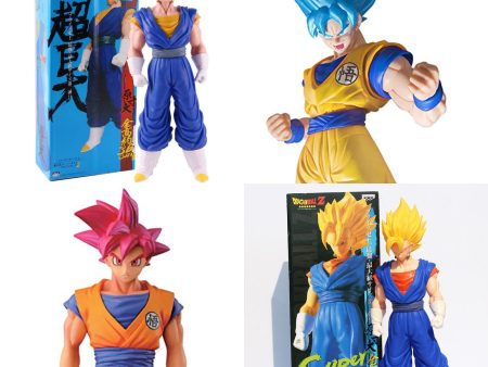 14  Inch Tall HUGE (Lot 4 in 1)  SUPER BIG  Dragon Ball Z Complete Set Goku Vegetto (Vegito) on Sale