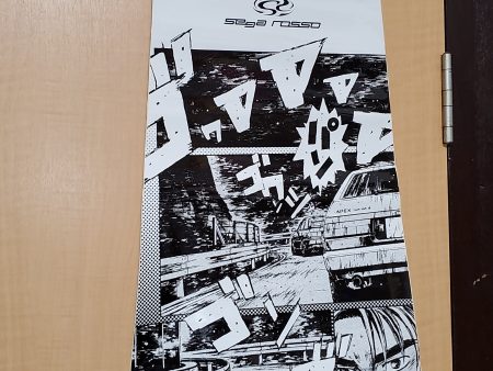 INITIAL D BACK SEAT STICKER cabinet side stickers old stock  - poster   scrool    tapestry  japan. Sale