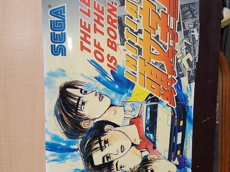 INITIAL D  cabinet topper sheet old stock  - poster   scrool   tapestry  japan. Online