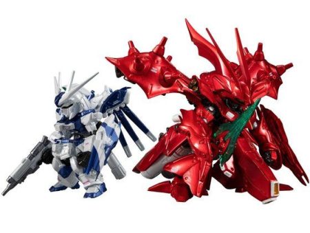 FW GUNDAM CONVERGE: CORE Hi-ν Gundam & Nightingale (Metallic Color Ver.) Discount