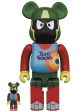 SPACE JAM NEW LEGACY MARVIN THE MARTIAN 100% & 400% BE@RBRICK 2PK For Sale