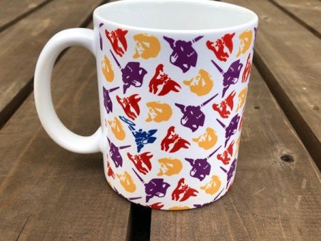 EVA STORE Original Mug feat. RADIO EVA A. Monogram Pattern Ver.3 Cheap