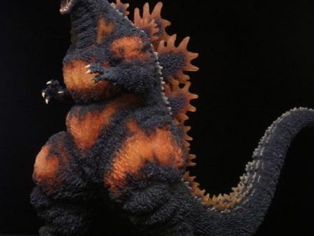 18  Inch Tall HUGE 1995 X-PLUS Godzilla Gigantic Series Burning Hong Kong Yuji Sakai Vinyl Figure Fashion