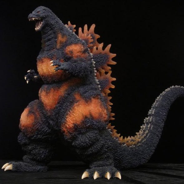 18  Inch Tall HUGE 1995 X-PLUS Godzilla Gigantic Series Burning Hong Kong Yuji Sakai Vinyl Figure Fashion