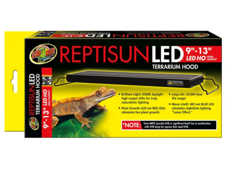 ZOO MED REPTISUN LED HO TERRARIUM HOOD 9-13  For Discount