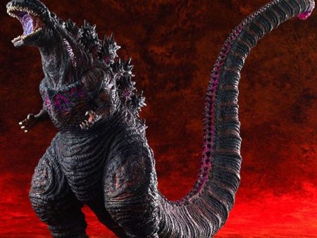 10  Inch Tall 2016 Ric Shin Godzilla + Extra Roaring Head X-PLUS 25cm Series SHONEN-RIC EXCLUSIVE For Cheap