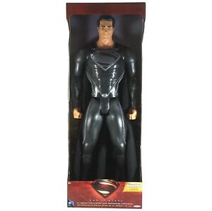 31  Inch Tall HUGE Big-Figs Superman Man Of Steel Movie LE (Black Suit) Figure LIMITED EDITION For Sale