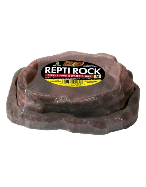 Zoo Med Combo Repti Rock Food and Water Dishes Supply