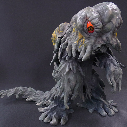 08  Inch Tall 1971 Hedorah vs Godzilla Smog Monster Landing Stage Form X-PLUS Vinyl Toy 30cm Series Online now