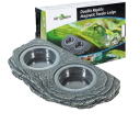 REPTIZOO ARBOREAL SINGLE \ DOUBLE FEEDER ROCK LEDGE MAGNETIC Online now