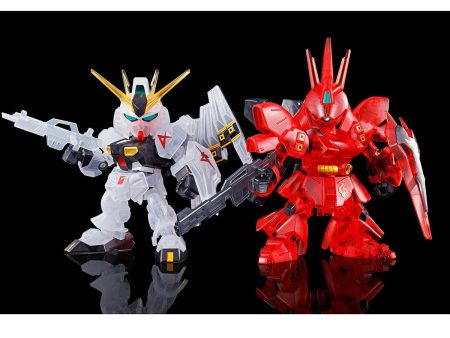 SD EX-Standard Nu Gundam VS Sazabi Set [Clear Color] For Discount