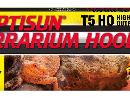 Zoo Med Reptisun T5-HO Terrarium Hood Reptile Lighting with tubes Cheap