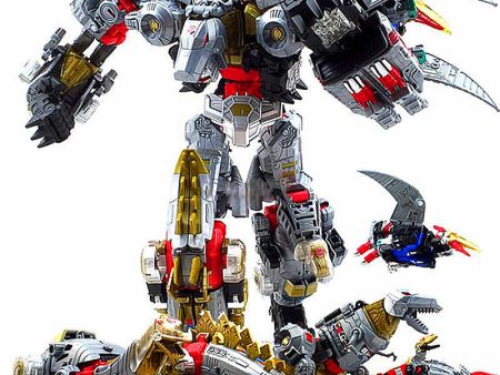 19  Inch Deformation DELUXE BMB Volcanicus Combiner 6-Pack  Dinosaurs  ALLOY LE Oversized Dinobot G1 Supply