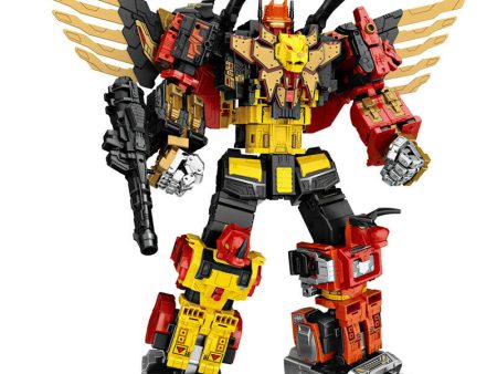 19  Wei Jiang WJ Predacon Predaking 5-Pack Combiner Feral Rex Oversized Sky Roarer Robot Force G1 Online Hot Sale