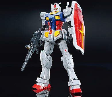 1 144 RX-78F00 Gundam (No Dock) (Titanium Finish) For Sale