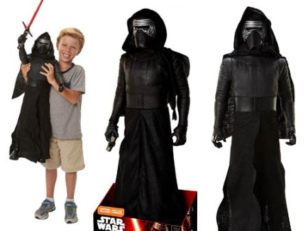 31  Inch Tall HUGE Star Wars Big-Figs Kylo Ren (Lightsaber) First Order Figure Skywalker Fashion