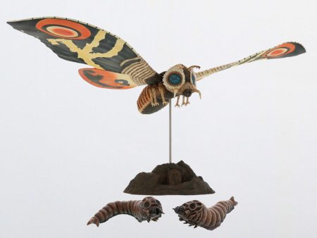 15  Inch Tall HUGE Mothra + 2 Larvae Ric DX (LIGHT UP) LED DELUXE 1964 TOHO Figure LIMITED EDITION Fashion