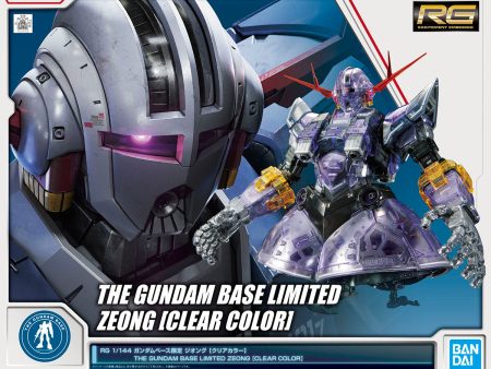 RG 1 144 Gundam Base Limited Zeong [Clear Color] Online now