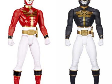 31  Inch Tall HUGE Big-Figs 2-Pack Megaforce Red + Black Ranger MMPR Figure Power Rangers Online Sale