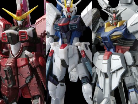 RG 1 144  Mobile Suit Gundam SEED  20th Anniversary MS Set [Metallic] (March & April Ship Date) Online Hot Sale